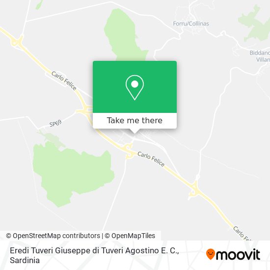 Eredi Tuveri Giuseppe di Tuveri Agostino E. C. map