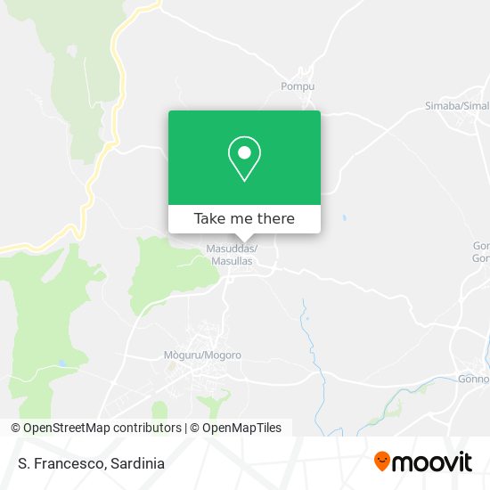 S. Francesco map