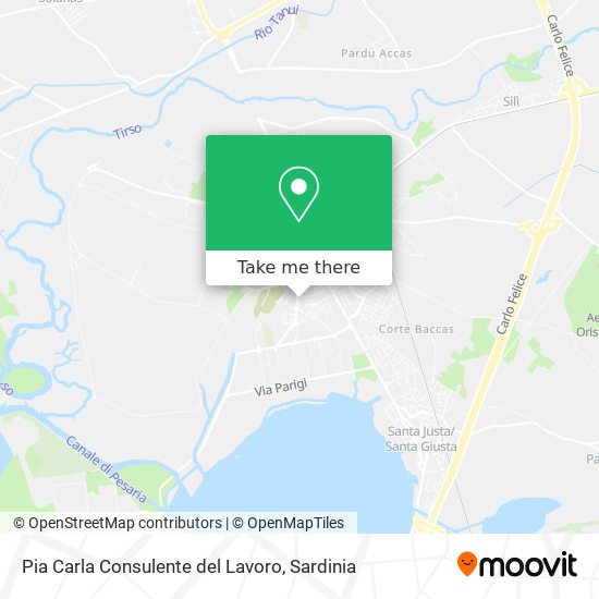 Pia Carla Consulente del Lavoro map