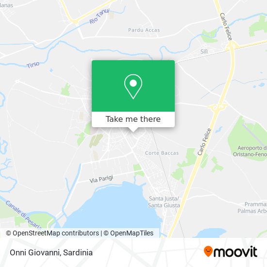 Onni Giovanni map