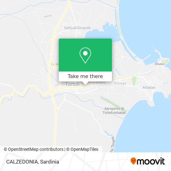 CALZEDONIA map