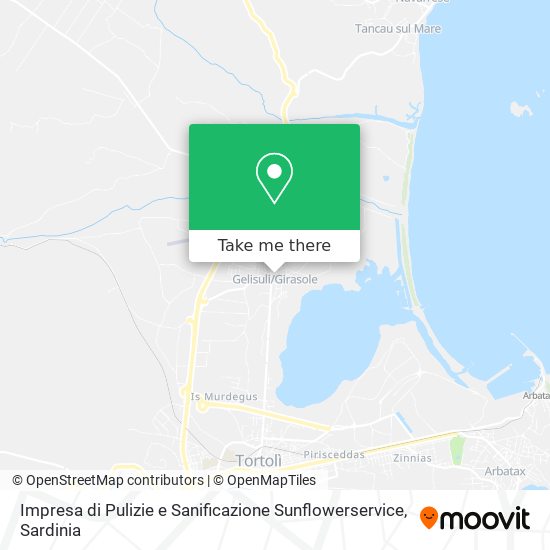 Impresa di Pulizie e Sanificazione Sunflowerservice map