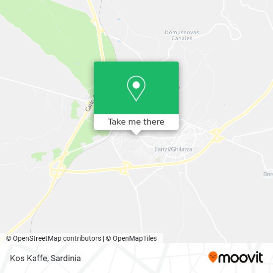 Kos Kaffe map