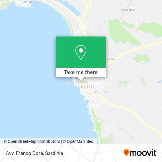 Avv. Franco Dore map
