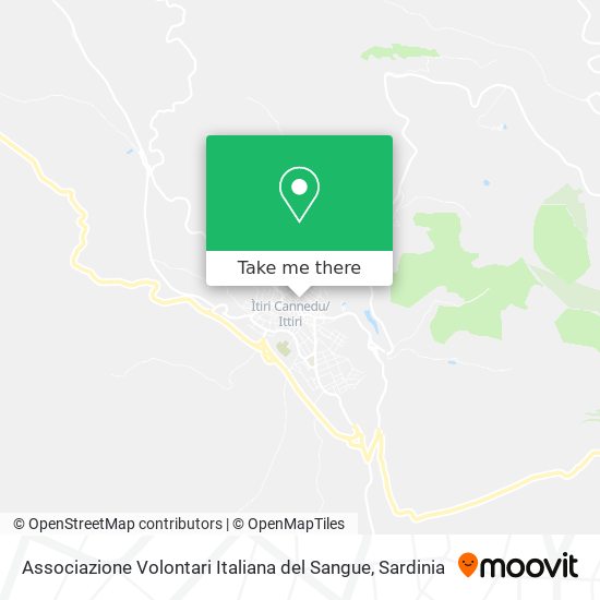 Associazione Volontari Italiana del Sangue map