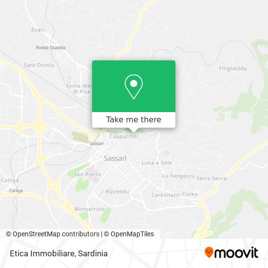 Etica Immobiliare map