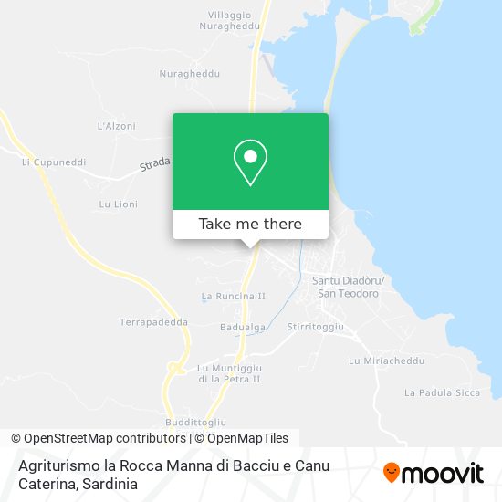 Agriturismo la Rocca Manna di Bacciu e Canu Caterina map