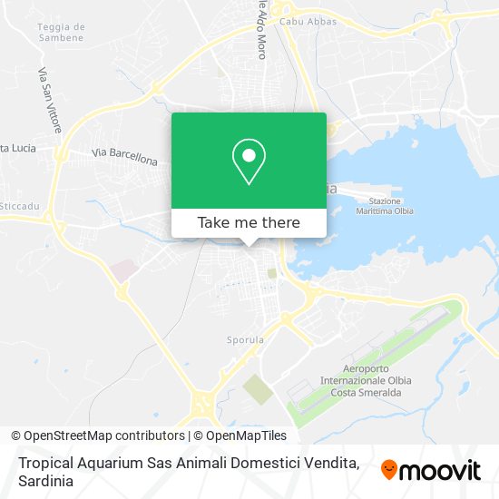 Tropical Aquarium Sas Animali Domestici Vendita map