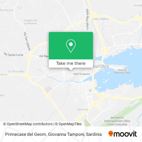 Primecase del Geom. Giovanna Tamponi map