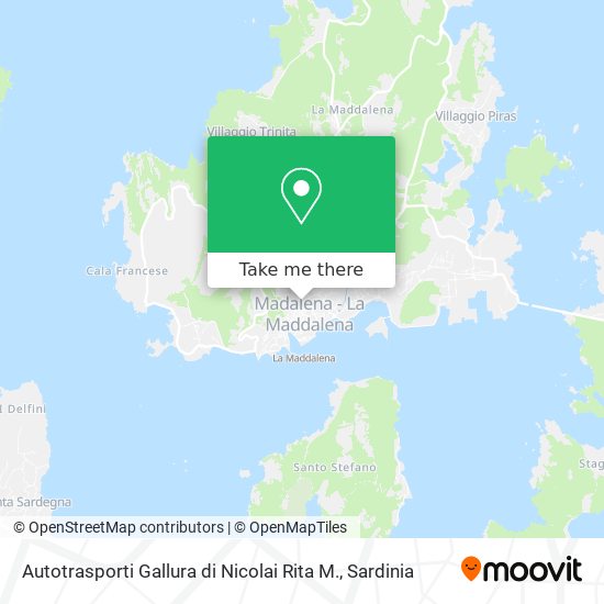 Autotrasporti Gallura di Nicolai Rita M. map