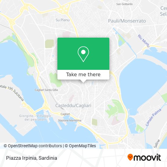 Piazza Irpinia map