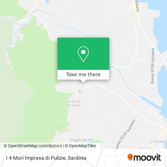 I 4 Mori Impresa di Pulizie map