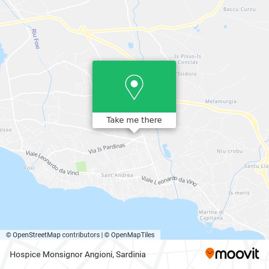 Hospice Monsignor Angioni map