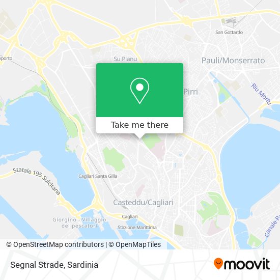 Segnal Strade map
