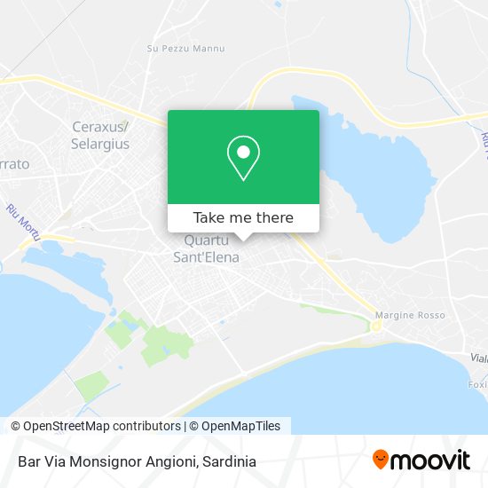 Bar Via Monsignor Angioni map