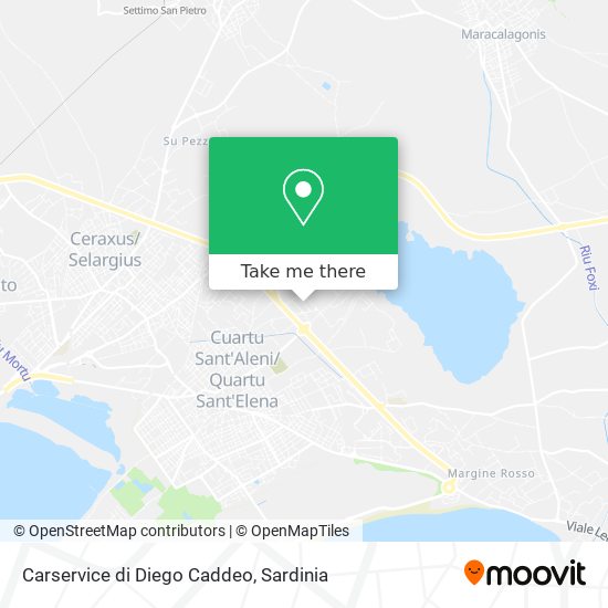 Carservice di Diego Caddeo map