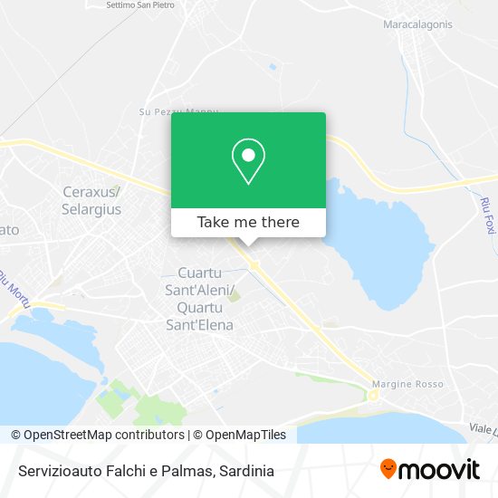 Servizioauto Falchi e Palmas map