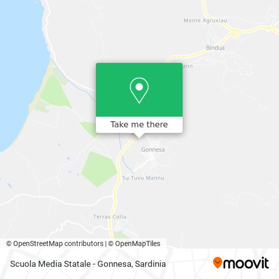 Scuola Media Statale - Gonnesa map