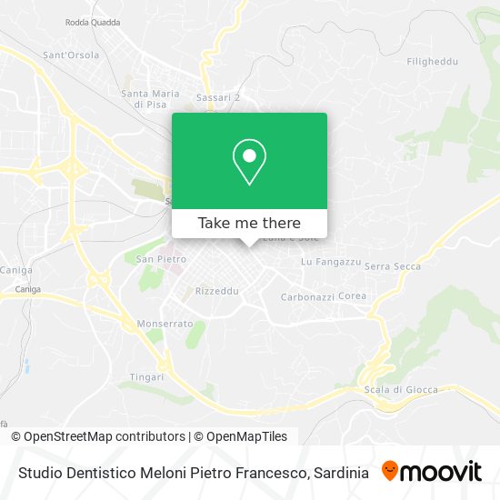 Studio Dentistico Meloni Pietro Francesco map