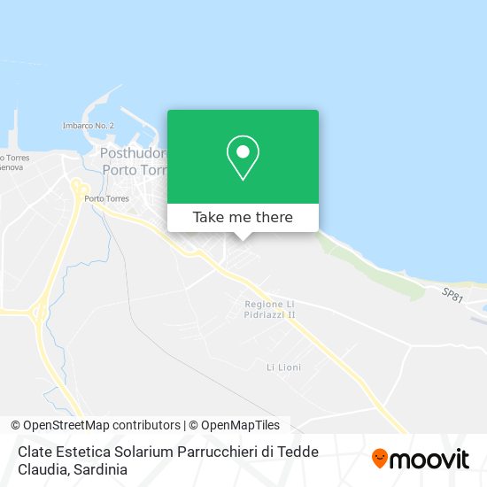 Clate Estetica Solarium Parrucchieri di Tedde Claudia map