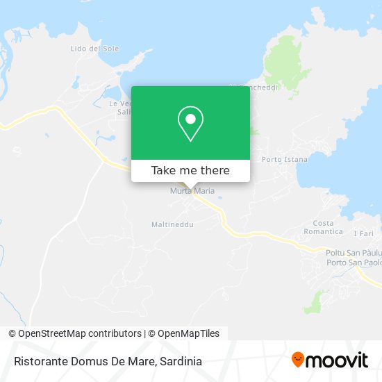 Ristorante Domus De Mare map