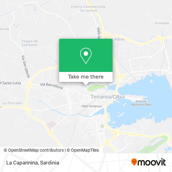 La Capannina map