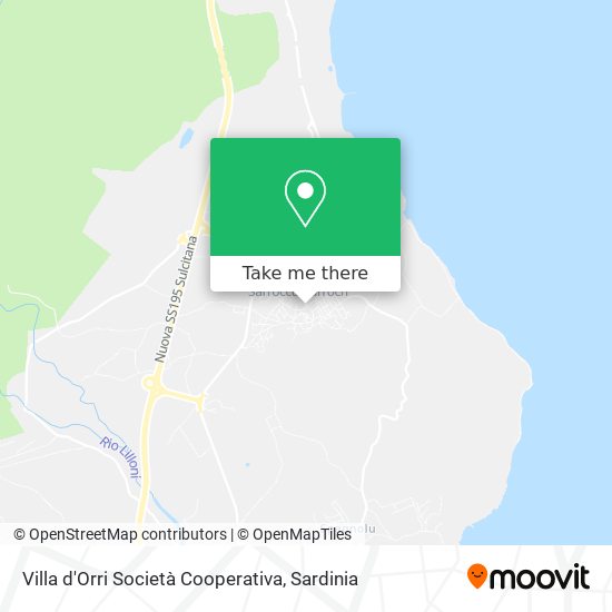 Villa d'Orri Società Cooperativa map