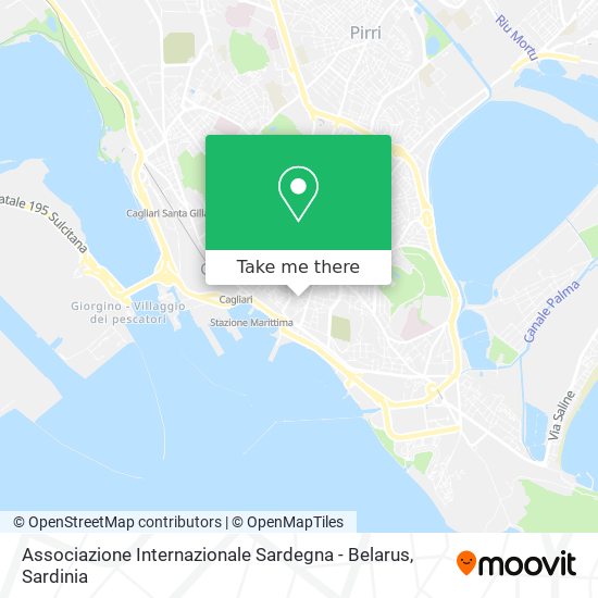 Associazione Internazionale Sardegna - Belarus map