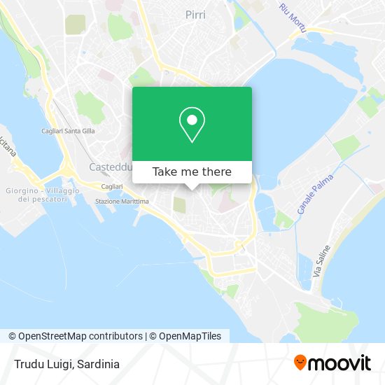 Trudu Luigi map