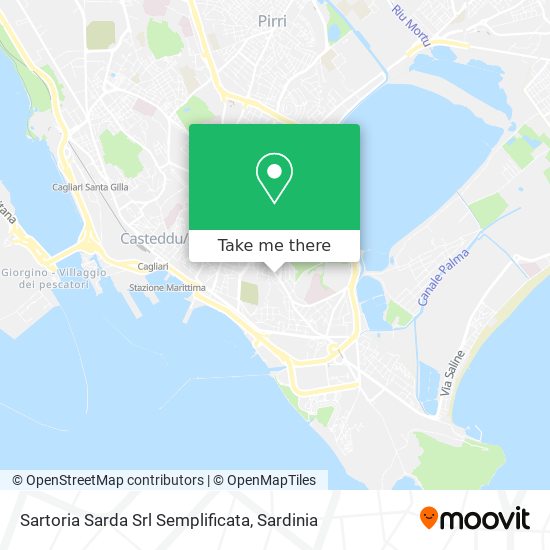 Sartoria Sarda Srl Semplificata map
