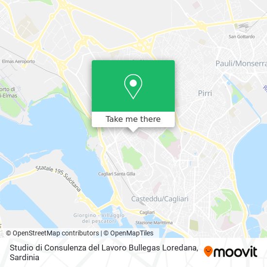 Studio di Consulenza del Lavoro Bullegas Loredana map