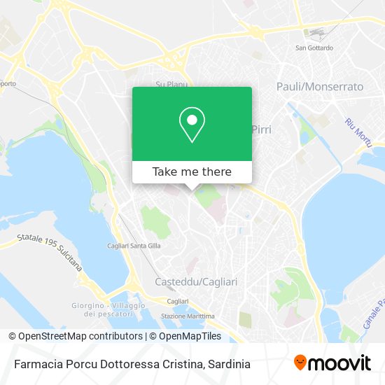 Farmacia Porcu Dottoressa Cristina map