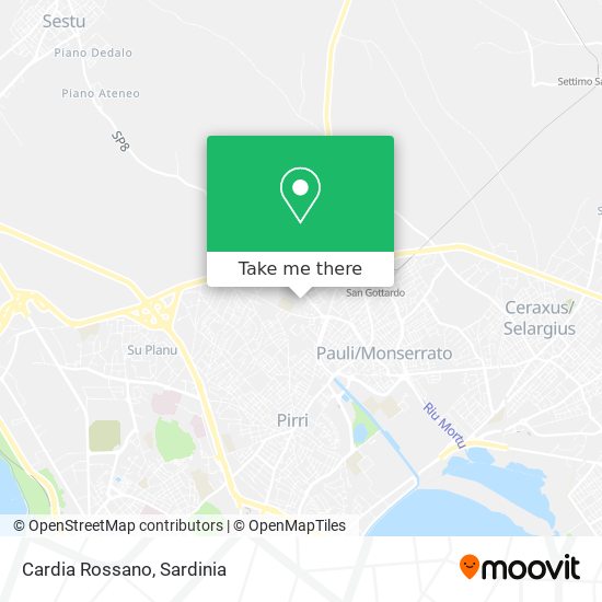 Cardia Rossano map