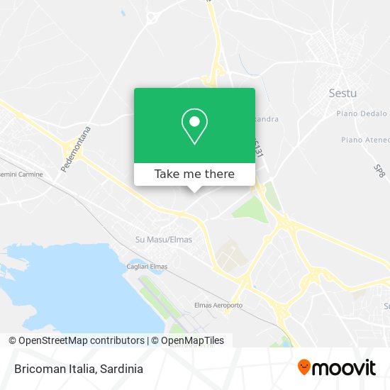 Bricoman Italia map