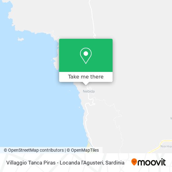 Villaggio Tanca Piras - Locanda l'Agusteri map