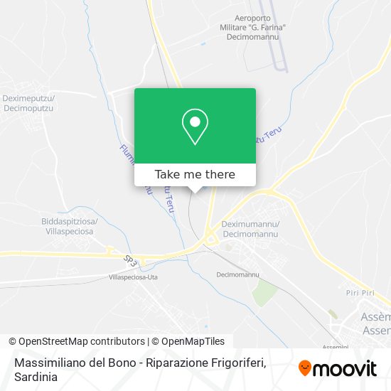 Massimiliano del Bono - Riparazione Frigoriferi map