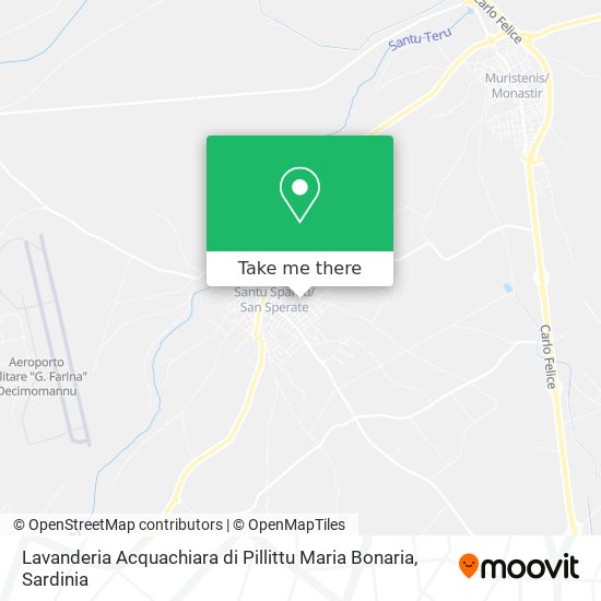 Lavanderia Acquachiara di Pillittu Maria Bonaria map