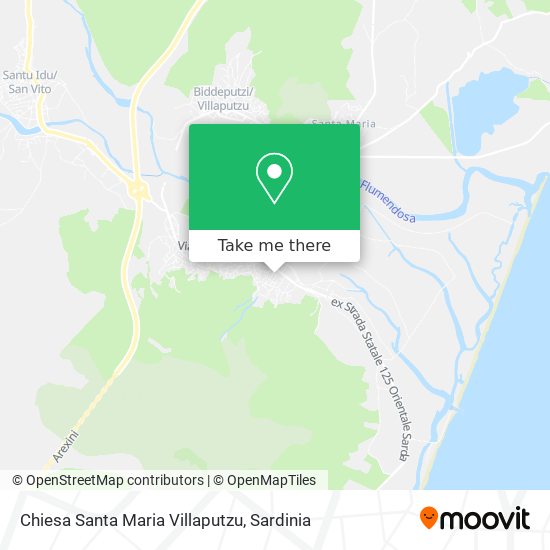 Chiesa Santa Maria Villaputzu map