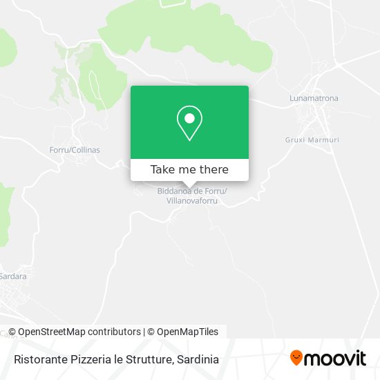 Ristorante Pizzeria le Strutture map