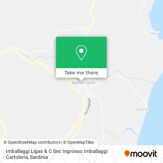 Imballaggi Ligas & C Snc Ingrosso Imballaggi Cartoleria map