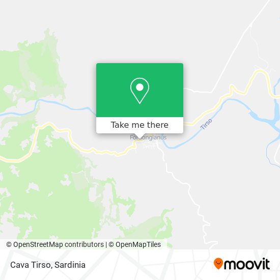 Cava Tirso map