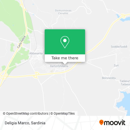 Deligia Marco map