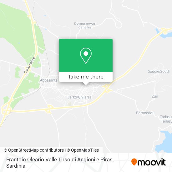 Frantoio Oleario Valle Tirso di Angioni e Piras map