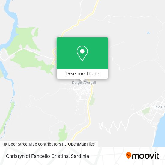 Christyn di Fancello Cristina map