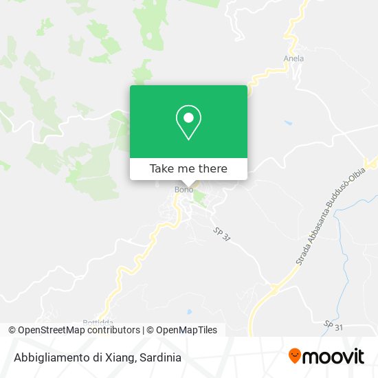 Abbigliamento di Xiang map