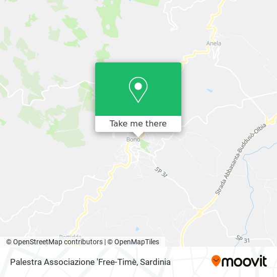 Palestra Associazione 'Free-Timè map