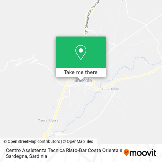 Centro Assistenza Tecnica Risto-Bar Costa Orientale Sardegna map