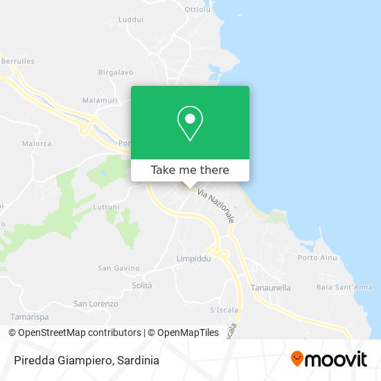 Piredda Giampiero map