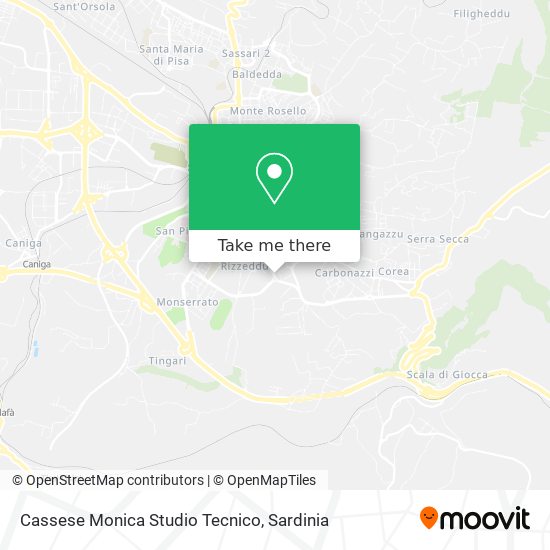 Cassese Monica Studio Tecnico map