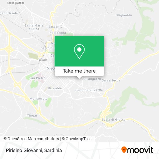Pirisino Giovanni map